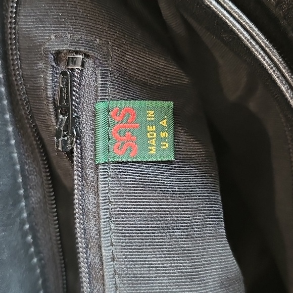 Vintage SAS Tapestry European Cafe Leather Crossbody Bag - Picture 10 of 16